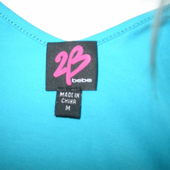 Turquoise Bodycon Tank Top - Picture 5 of 7